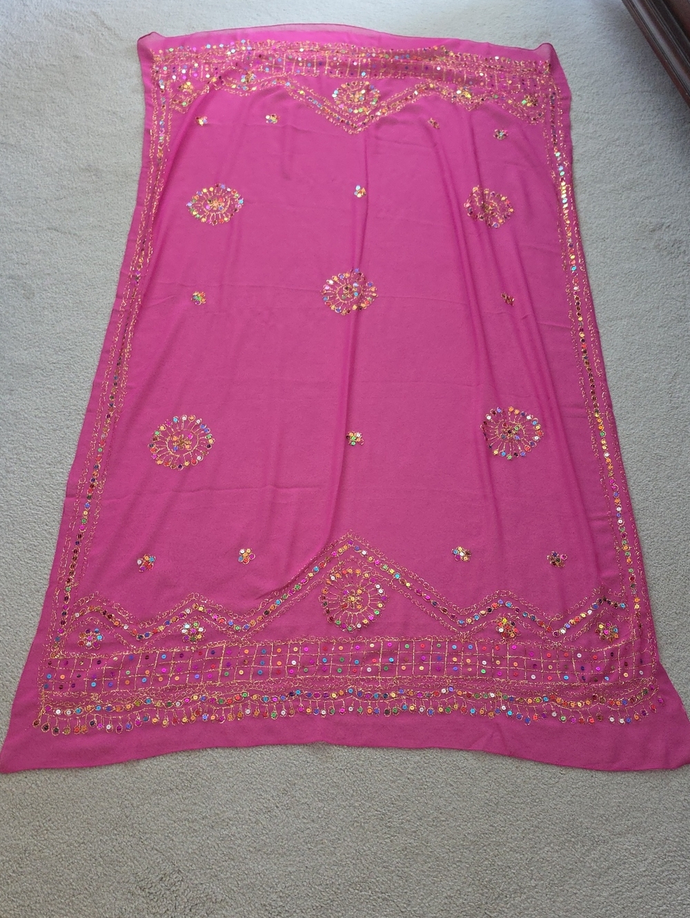 Women's Sequin Embellished Scarf